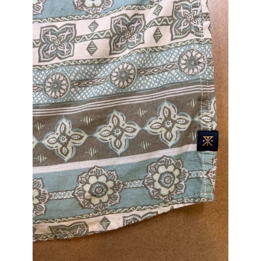 Roark The Artifacts Of Adventure Darna Short Sleeve Button Up Shirt Men's Large - Picture 5 of 14
